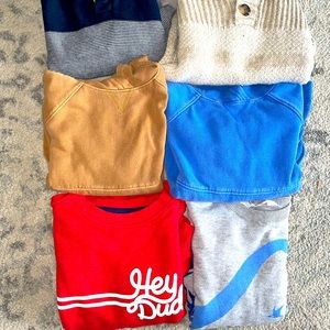 XS boys sweaters and sweatshirts. Smoke free home